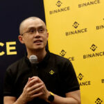 Binance Founder at Company Event